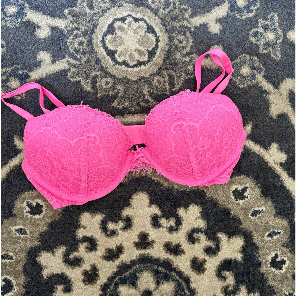 Bras
Pink and maroon VS bras